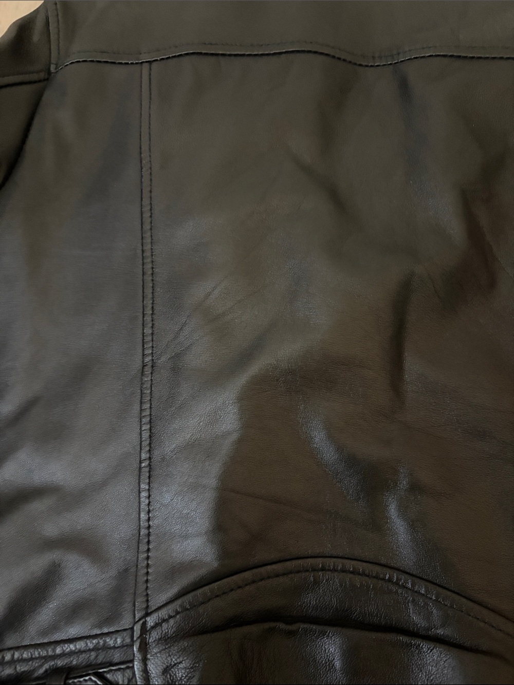 Zara 100% Sheep Leather Moto Jacket - Picture 8 of 12